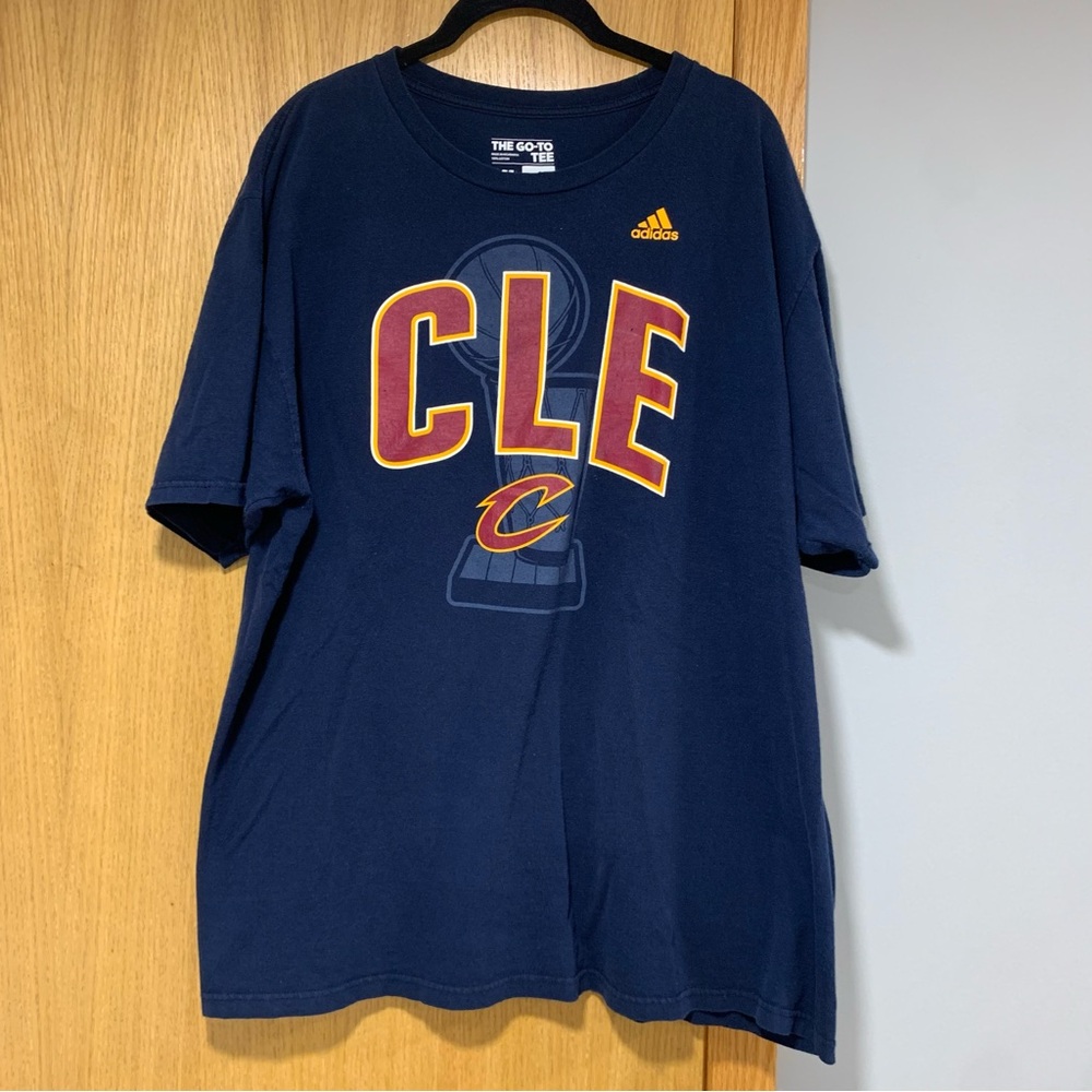 Cleveland Cavaliers Championship Trophy Adidas The Go To Tee - Size XL